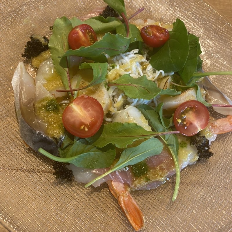 魚介のカルパッチョ(PISOLA 吹田江坂店 （ピソラ）)