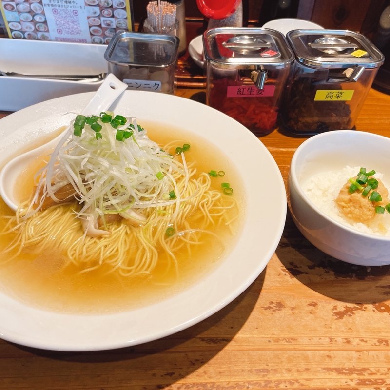 鯛の塩そば 鯛味噌ご飯付き(博多ラーメン　龍ノ髭　 宇都宮店 )