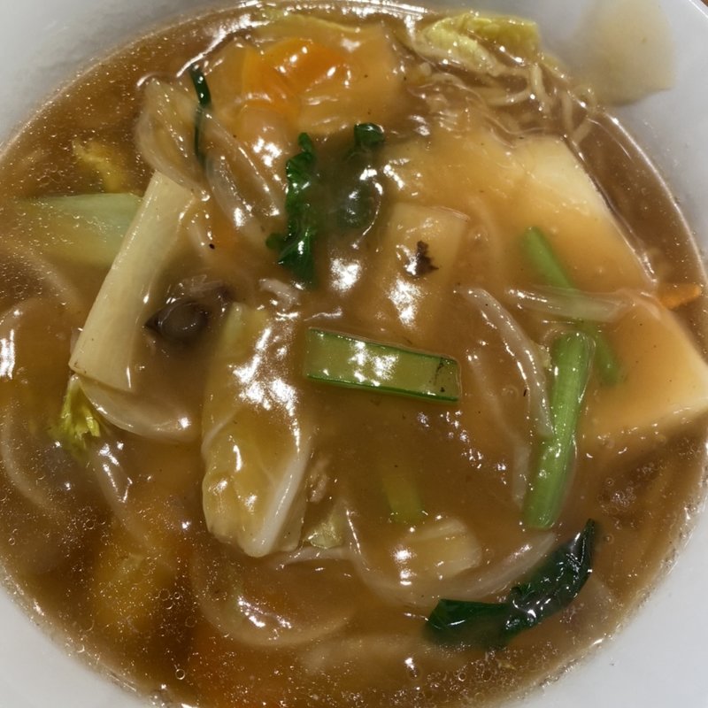 あんかけラーメン(大阪王将天神新天町店)