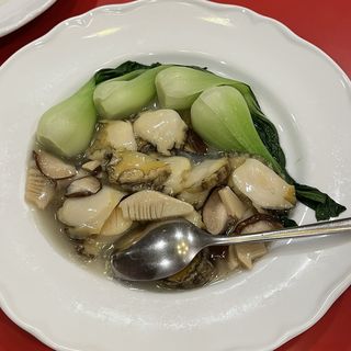 アワビと季節野菜の塩味(北京料理 徐園 （ジョエン）)