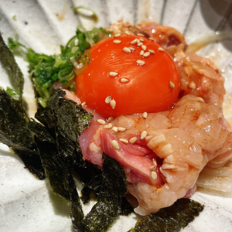 地鶏ユッケ/ももたたき(とり藤 福島店 )