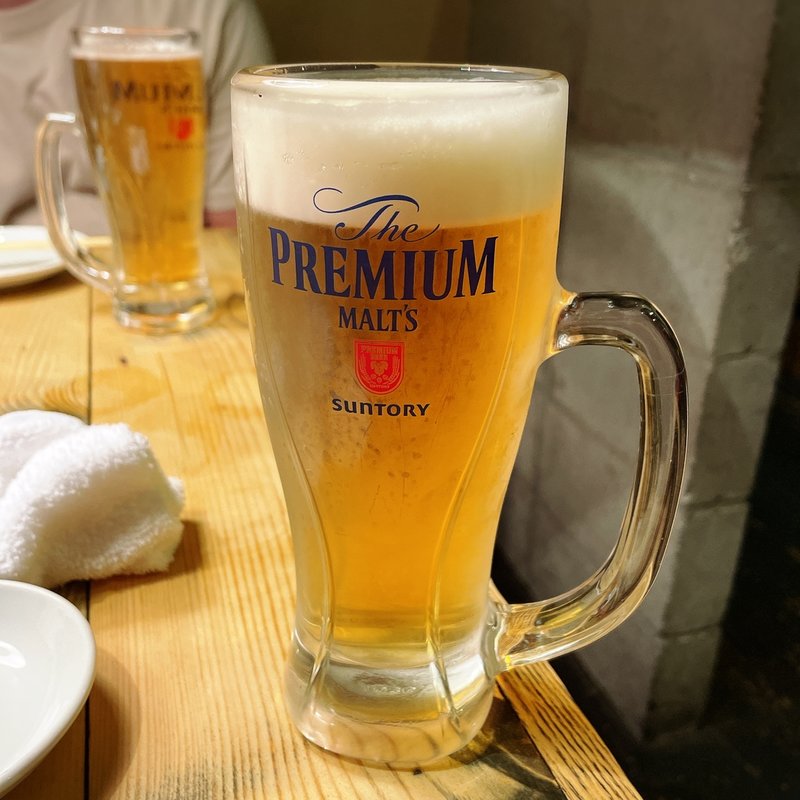 生ビール（中）(焼肉ハンター 自由が丘 （ヤキニクハンター）)