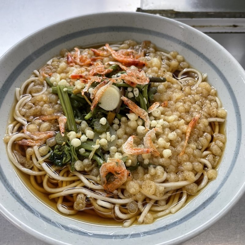 桜えび三菜そば(爽亭 上野駅7・8番線ホーム店 )