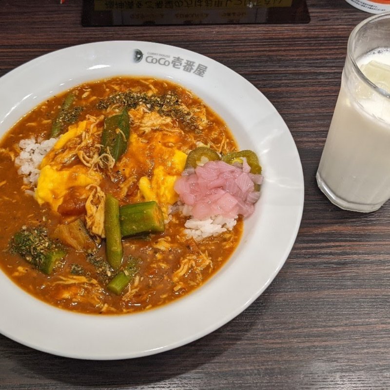 スパイシーカレーチキン夏ベジ(CoCo壱番屋 新瑞橋店)