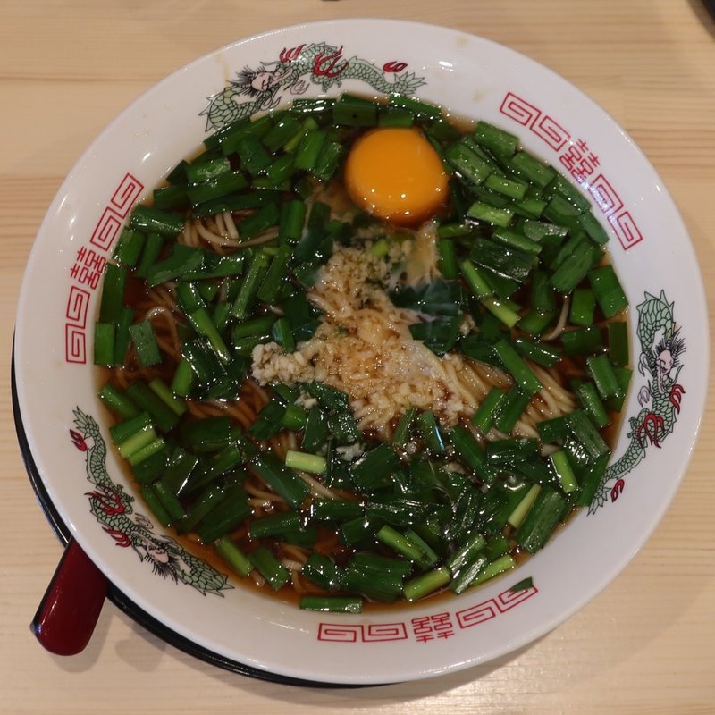 にらそば(中細麺)(鹿児島ジャンクそば麺屋剛)