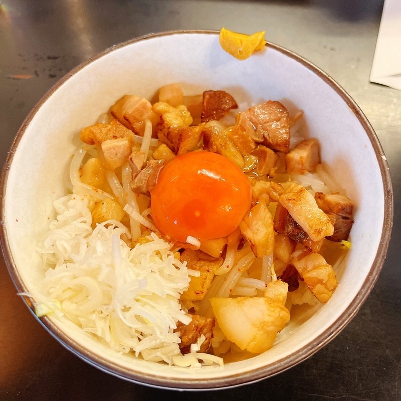 豚あえご飯(麺処 にしむら)