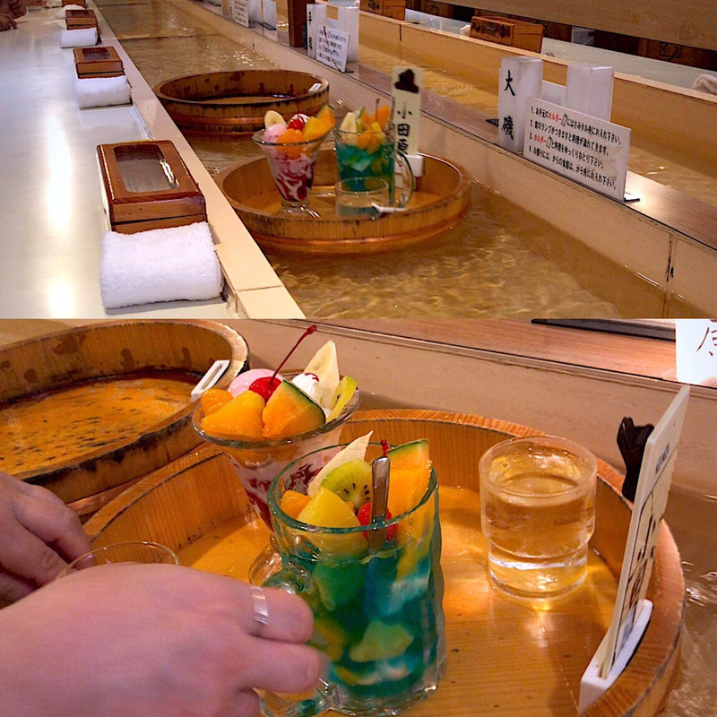 フルーツパフェ＆フルーツポンチブルー(どんぐり)