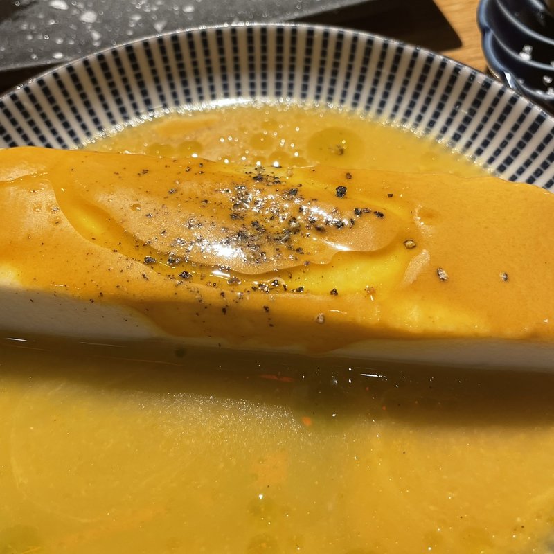 フレンチおでん　はんぺん（オマール海老ビスク）(串焼き。ビストロガブリ新宿ハルク店)