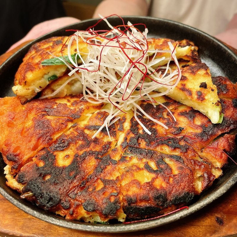 海鮮チヂミ(焼肉ハンター 自由が丘 （ヤキニクハンター）)