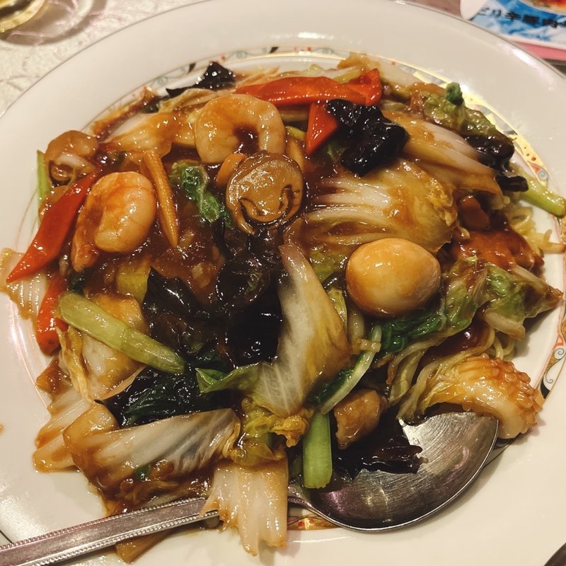 五目焼きそば(四川料理　秋　神保町店)