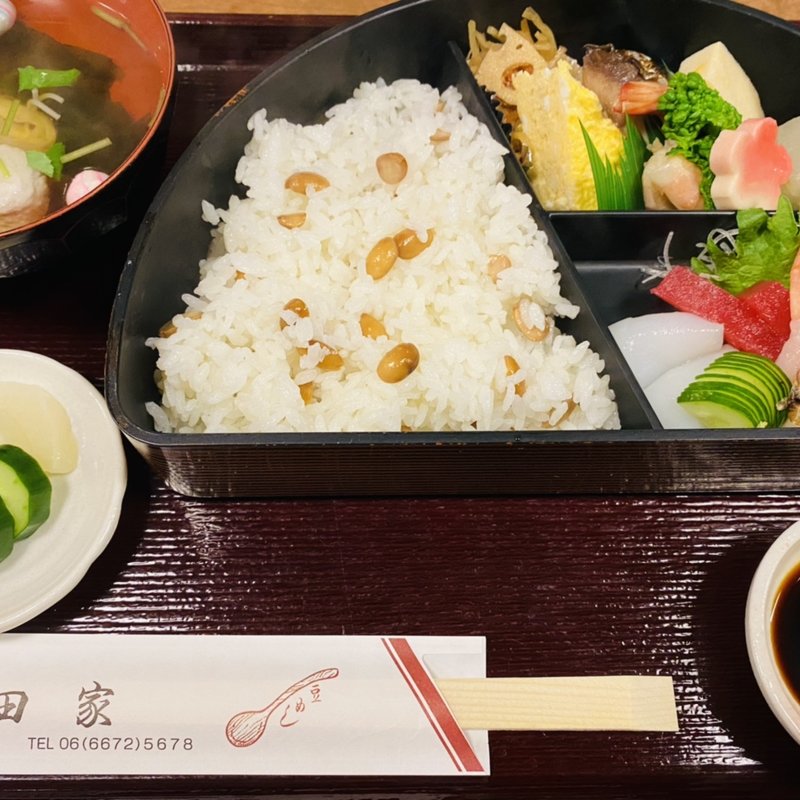 お造り定食(豆めし 廣田家)