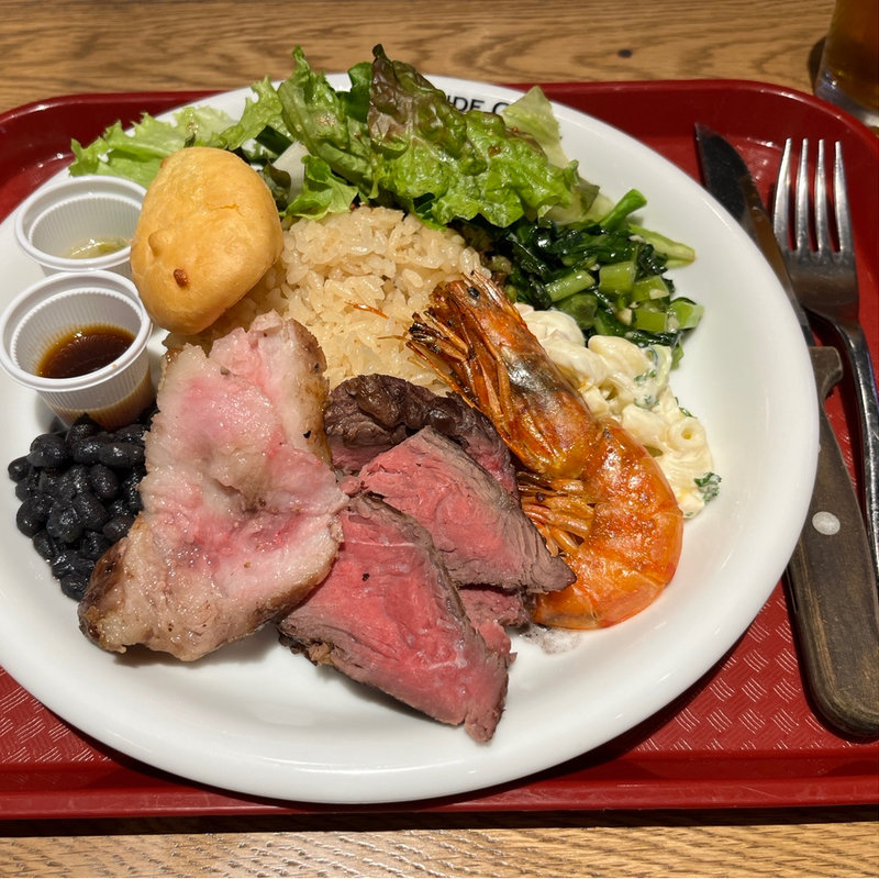 3種のシュラスコプレート(リオグランデグリル シァル横浜店)