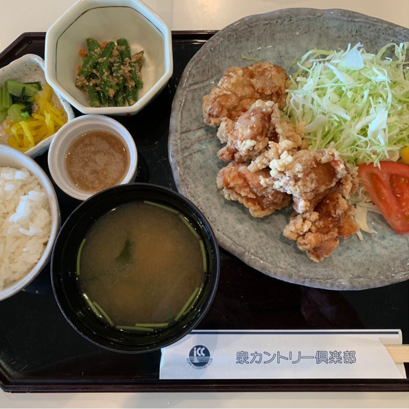 唐揚げ定食(泉カントリー倶楽部 レストラン )