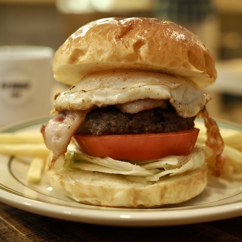ベーコンエッグバーガー(OLU BURGER KYOTO/RYOKUCHI（オルバーガー京都/緑地）)