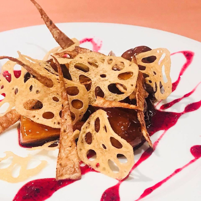 特製黒酢酢豚(蔭山樓)