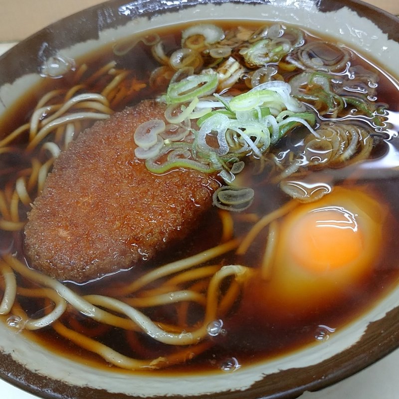 コロッケそば(岩本町スタンドそば 秋葉原店 （いわもとちょうすたんどそば）)