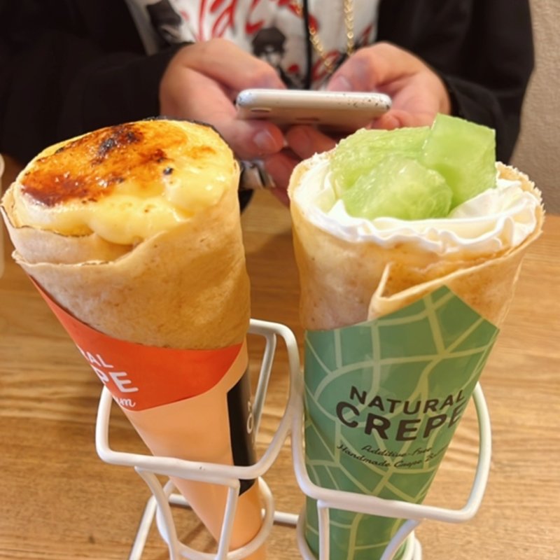 メロンスペシャルクレープ(ナチュラル クレープ 下北沢店)
