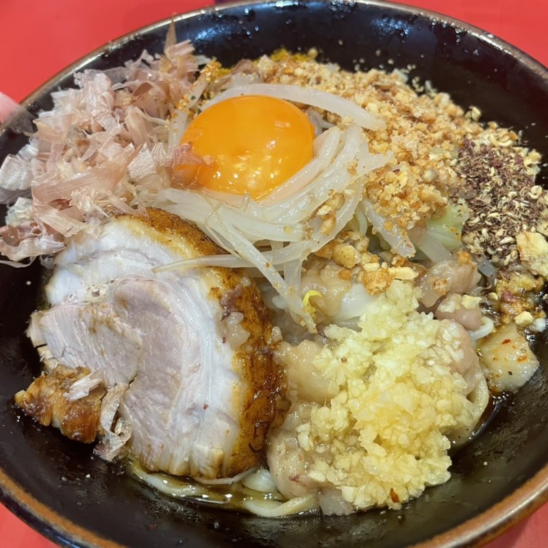 辛いまぜそば ミニ(豚1枚)(麺屋 桐龍 （めんや きりゅう）)