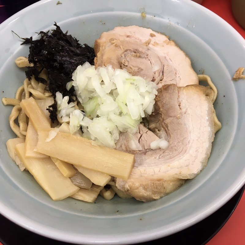 煮干の油そば(ラーメン鬼首 北仙台店)