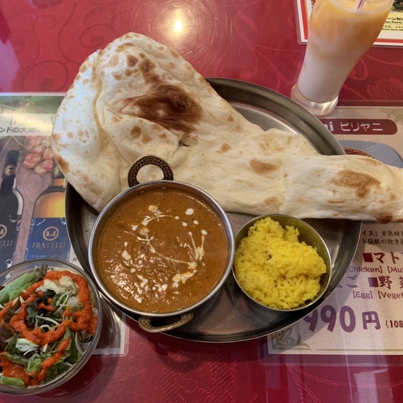 1カレーセット ポークカレー(ニューカリカ)