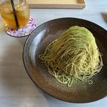 織部〜抹茶アイスと和栗モンブラン