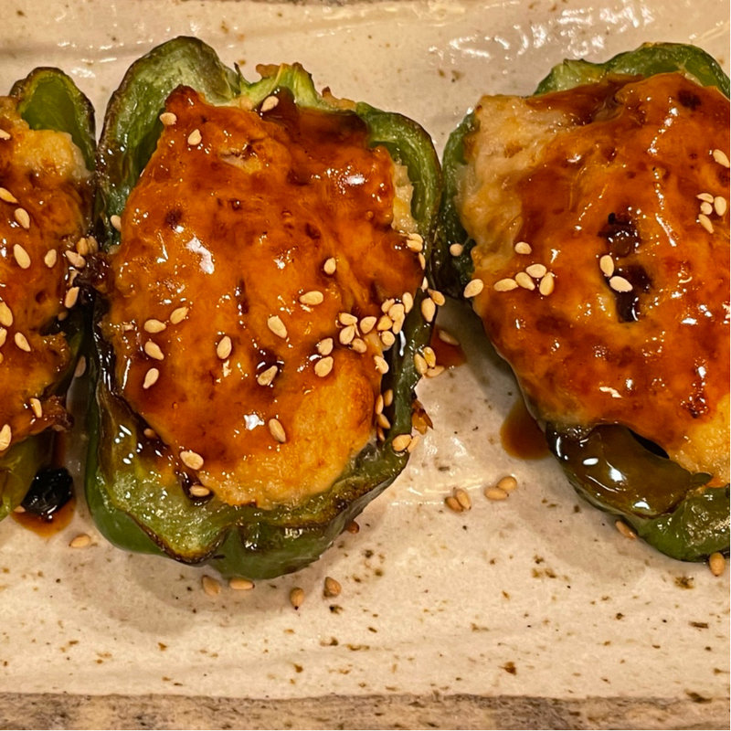 肉詰めピーマン(鍛冶屋 文蔵 東武練馬店 )