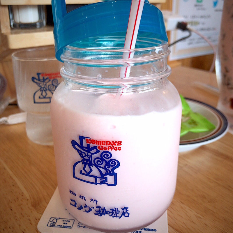 ストロベリーシェーク(珈琲所コメダ珈琲店 ららぽーと豊洲店)