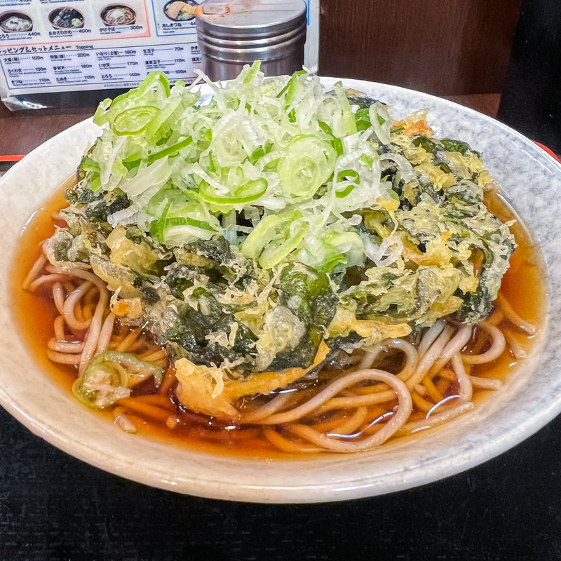 ジャンボわかめ天そば(めとろ庵 新木場店 )