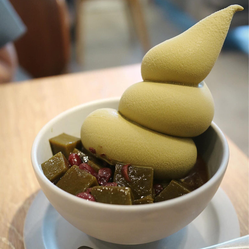 ほうじ茶ゼリー ほうじ茶ソフトトッピング(チャバティ （CHAVATY）)