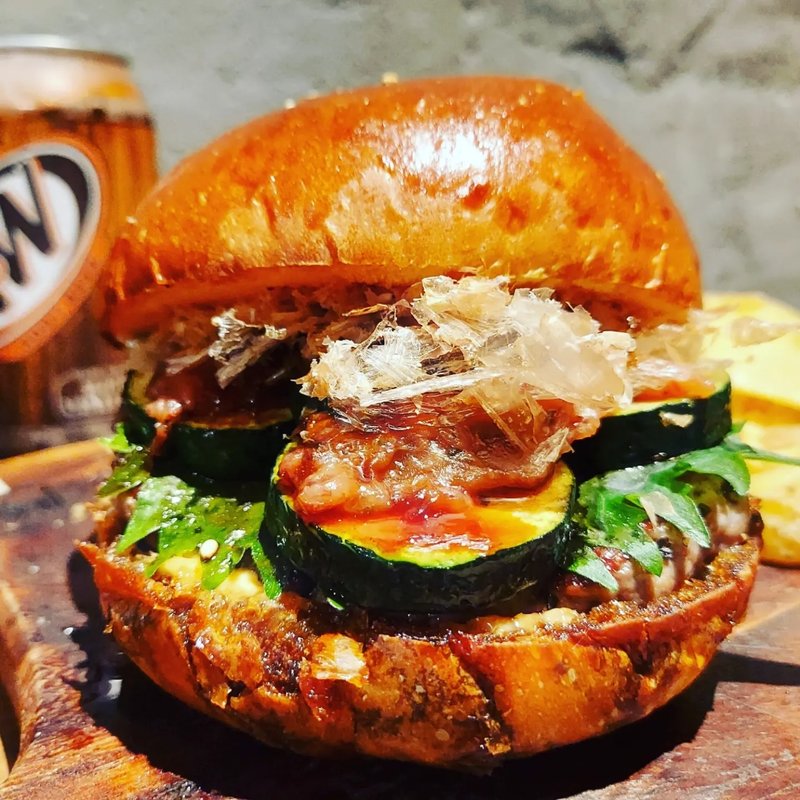 梅しそズッキーニのテリヤキバーガー(BURGER STAND WAREHOUSE)