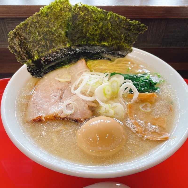 家系とんこつラーメン(竹末道の駅本陣)