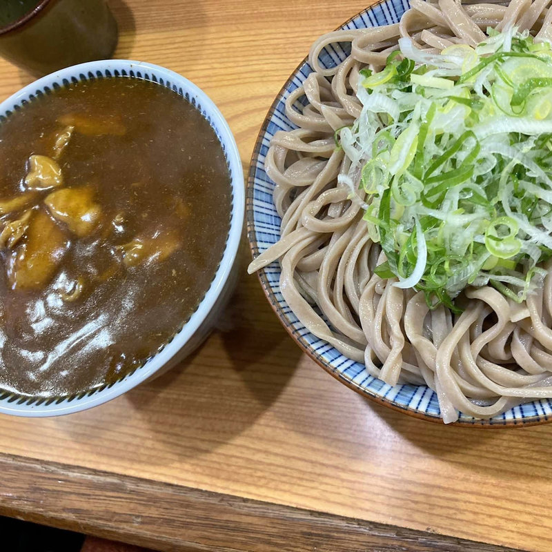 つけカレーそば(手打ち入福そば店)