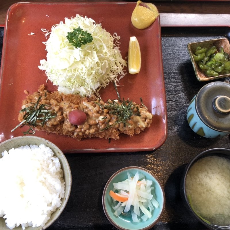 水戸風ひれかつ定食(とんかつ一筋かつ吉 )