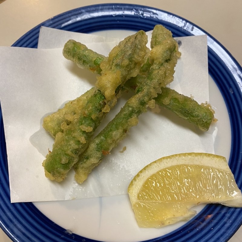 アスパラガスの天ぷら(吉祥苑 )