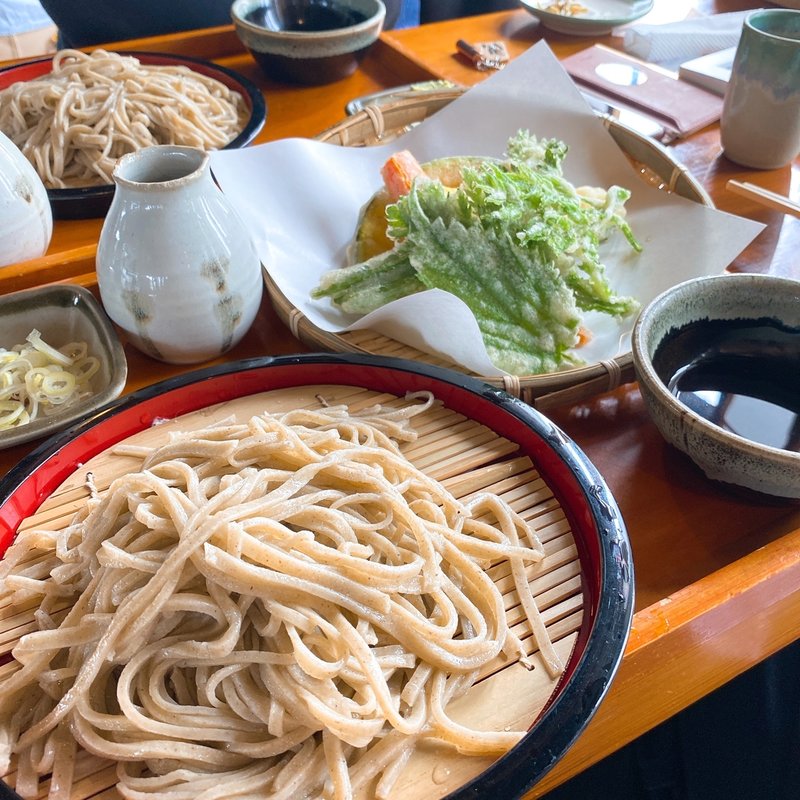 旬菜天ざる(そば園 佐竹 （そばえん さたけ）)