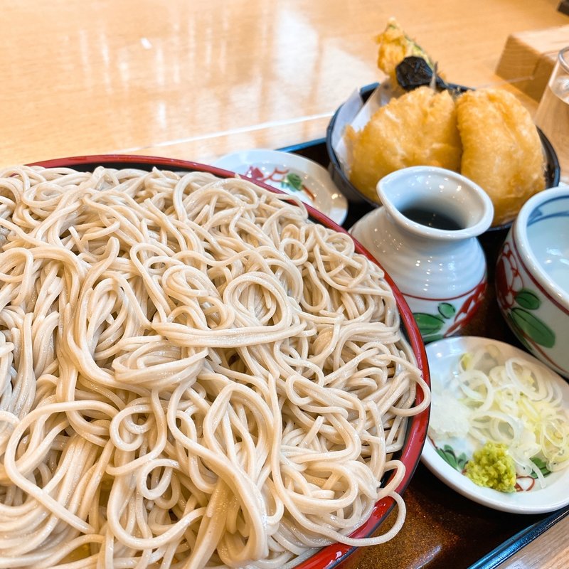 大鱚天せいろ(桂庵 新富店)