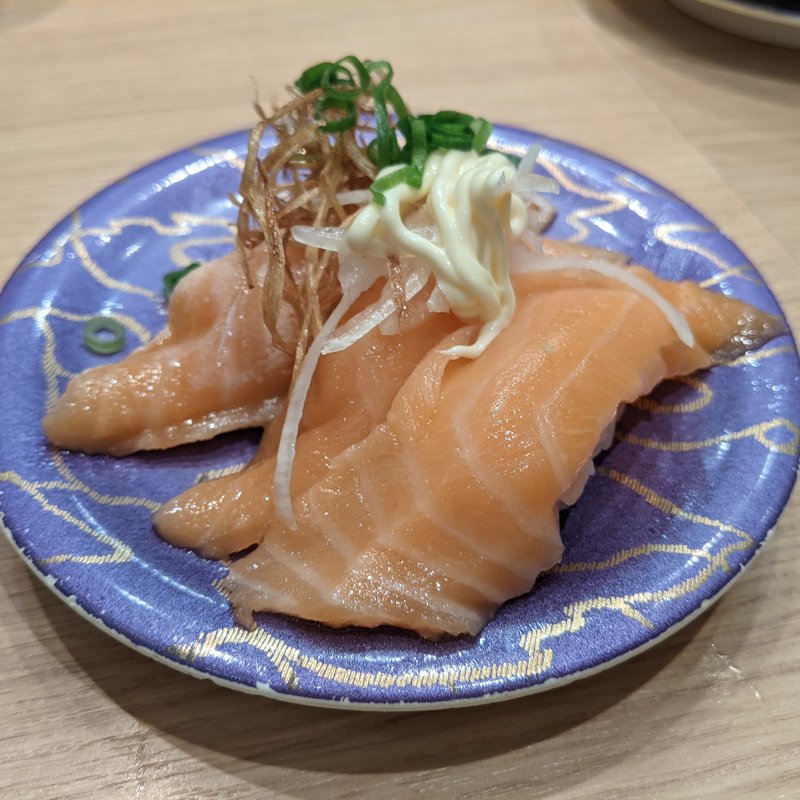 サーモン三昧(がってん寿司 テラスモール湘南店)