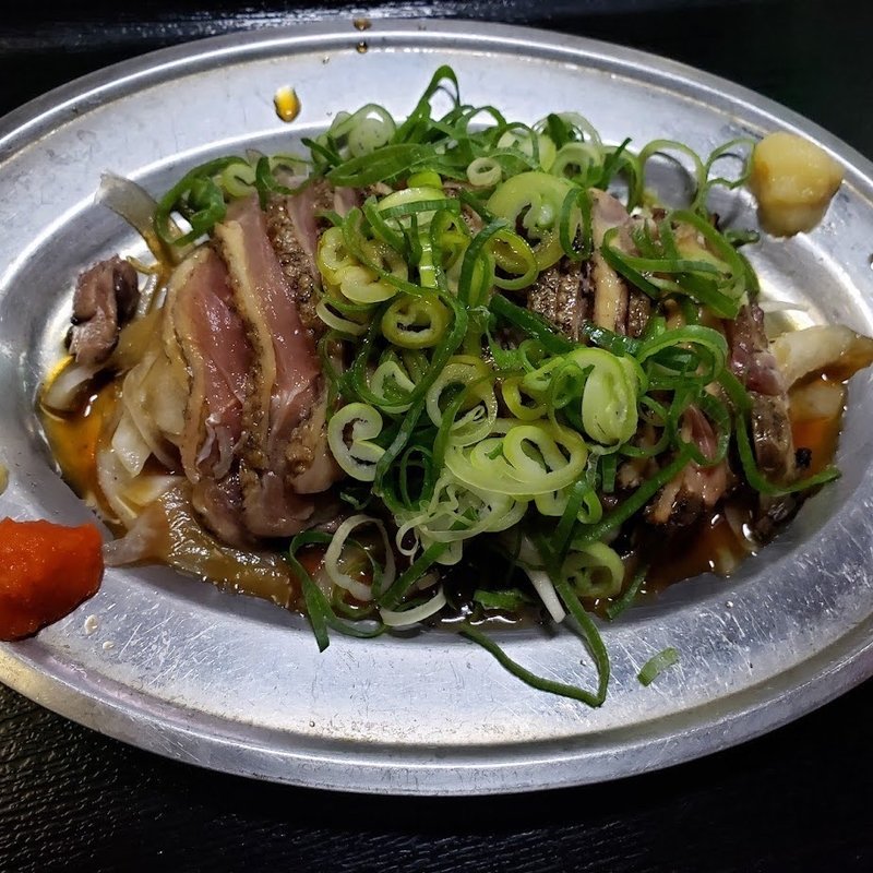 地鶏ももタタキ(宮崎郷土料理どぎゃん 本店)