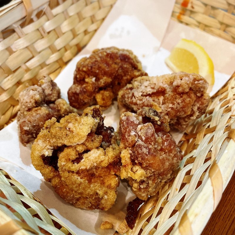 鶏のから揚げ(串むすび・吉 恵比寿)