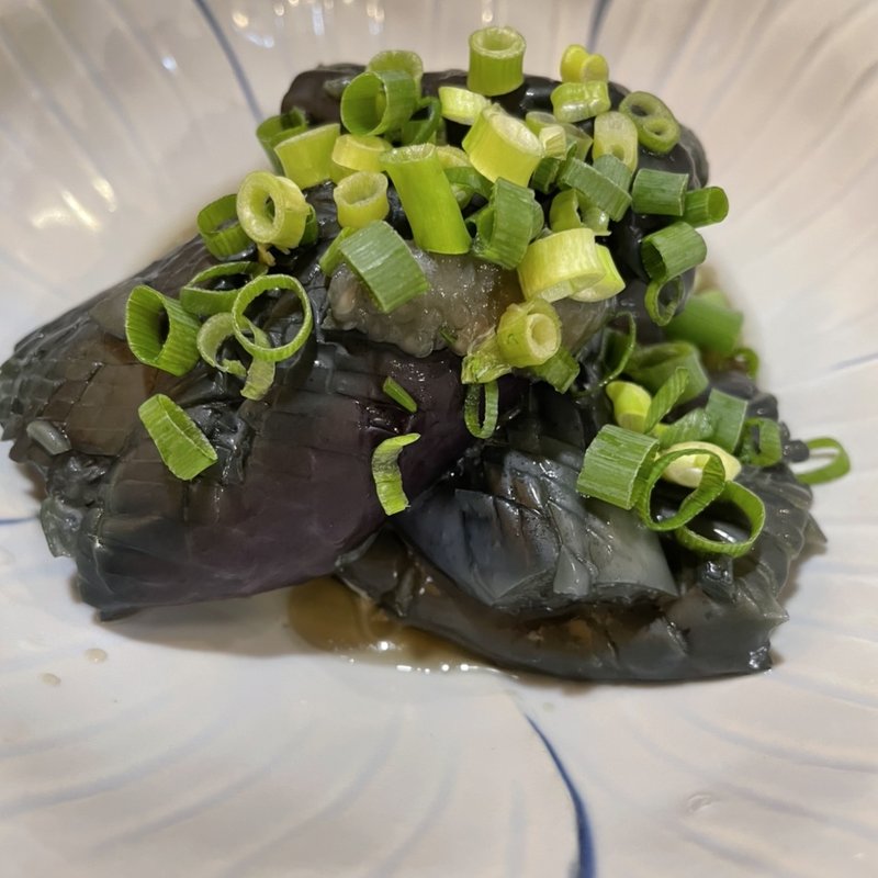 揚げナスの煮浸し(手打ちうどん長谷川 （【旧店名】エン座　長谷川）)