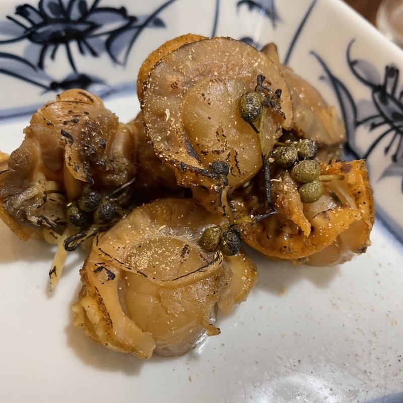 北海ホタテ山椒煮(手打ちうどん長谷川 （【旧店名】エン座　長谷川）)