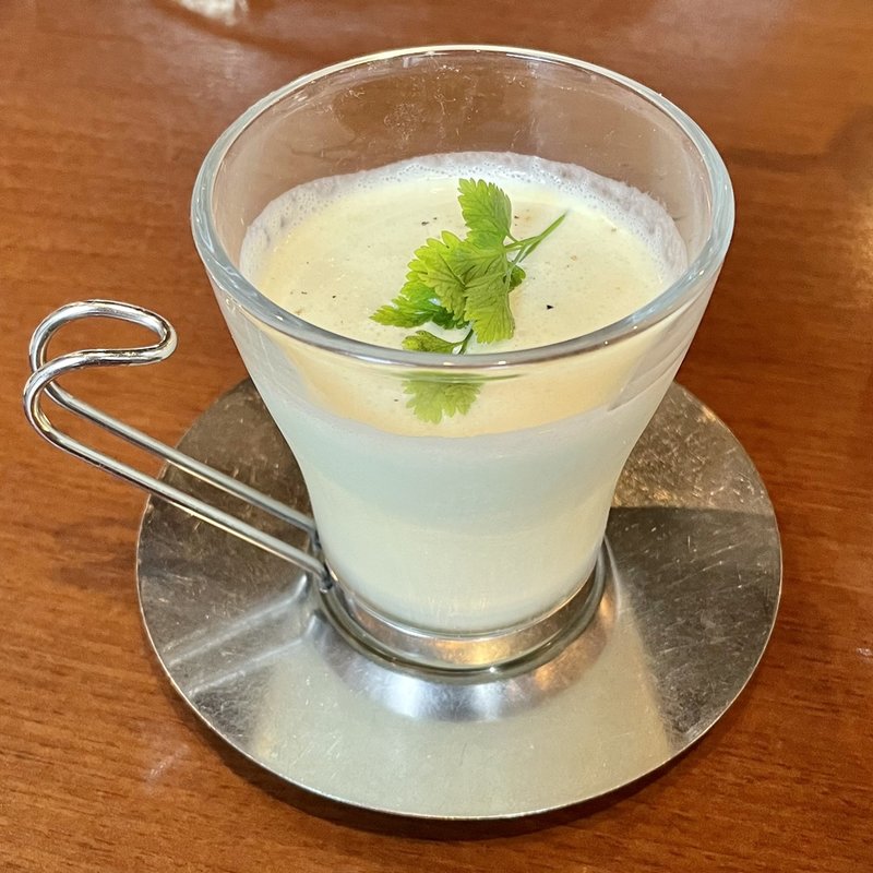 枝豆の冷製ポタージュスープ(エノテカ・リオーネ （ENOTECA LIONE）)