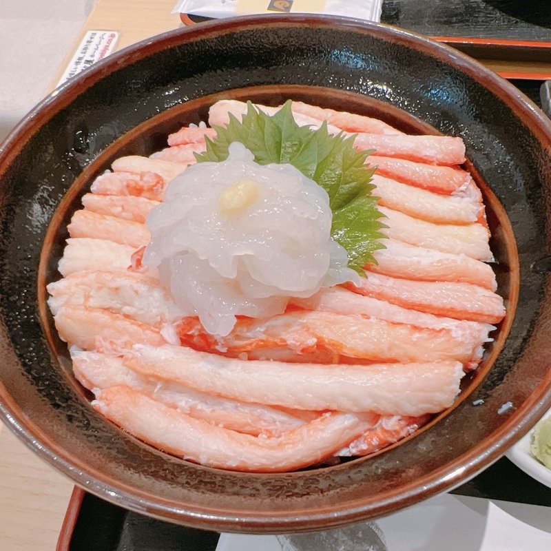 特上二色丼（白えび・カニ）(富山 白えび亭 東京駅店)