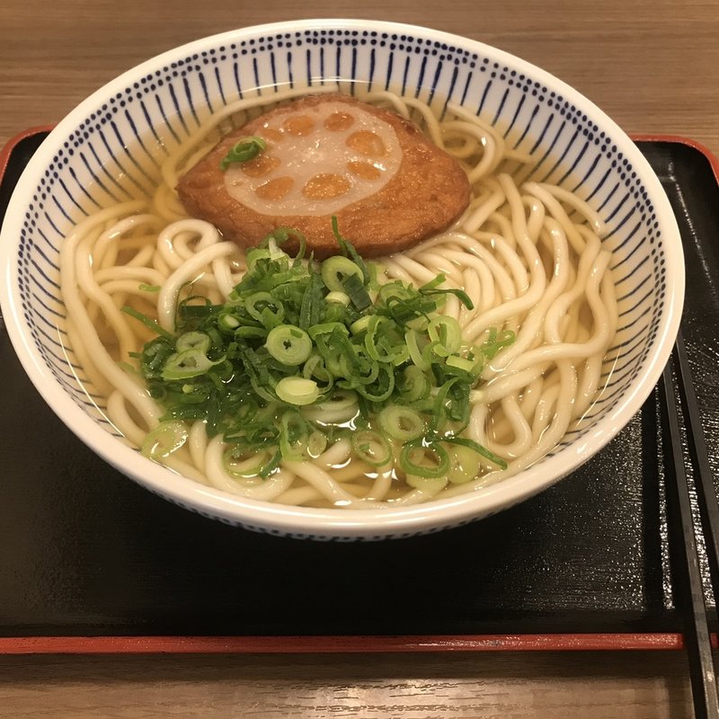 れんこん天うどん(味善 )