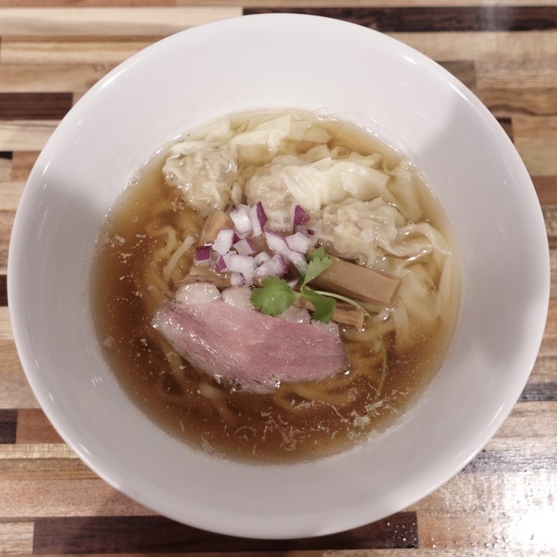 鴨いりこ雲呑(雲のきれま)