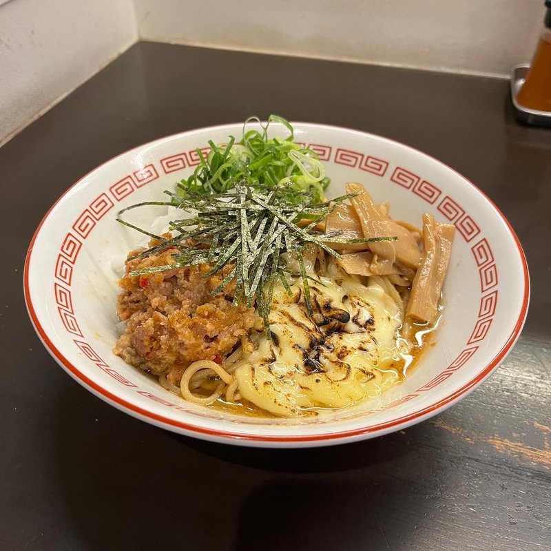 味噌まぜそば(限定)(博多とんこつ 豚の足跡)