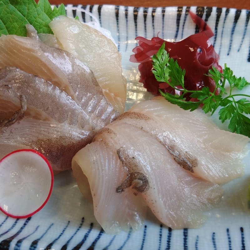 ほっけの刺身(北のグルメ亭)