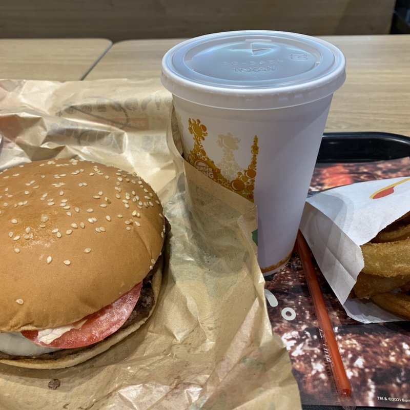 スパイシーダブルワッパーチーズ　セット(バーガーキング　フルルガーデン八千代店)