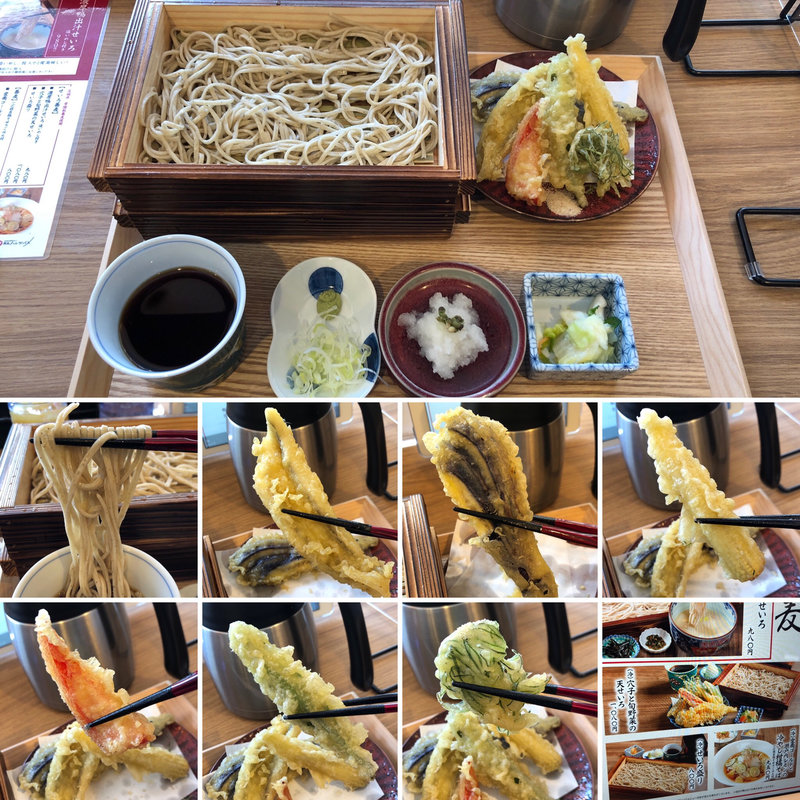 穴子と旬野菜の天せいろ(ハレツバメ　新宿三丁目店)