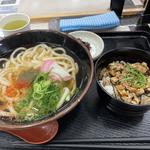 ミニ穴子 うどんセット(宮島サービスエリア下り線 ショッピングコーナー )